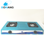 Dual burner stainless  steel gas cooktop